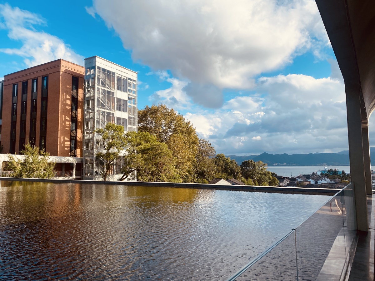 打卡宁波院士中心之拍照