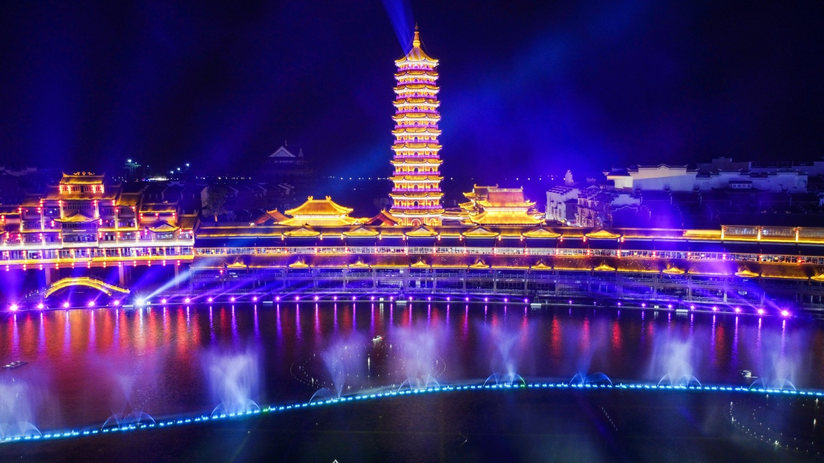 龙之梦夜景