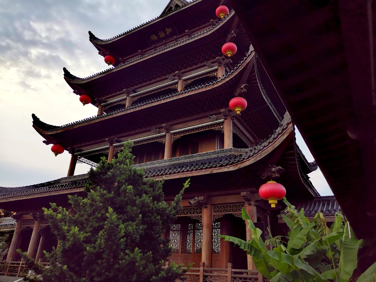 橘子洲江神庙拱极楼