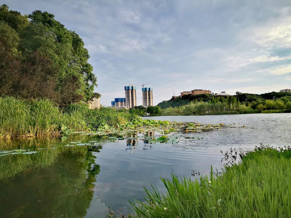 木鱼湖之秋湘潭