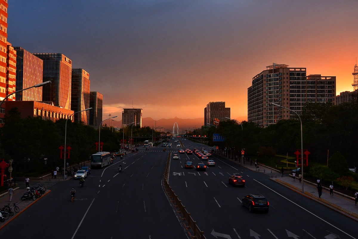 北京石景山古城路口