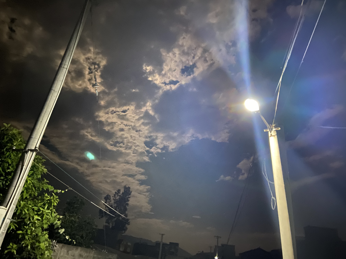 凌晨一点的天空城市里所没有的感觉