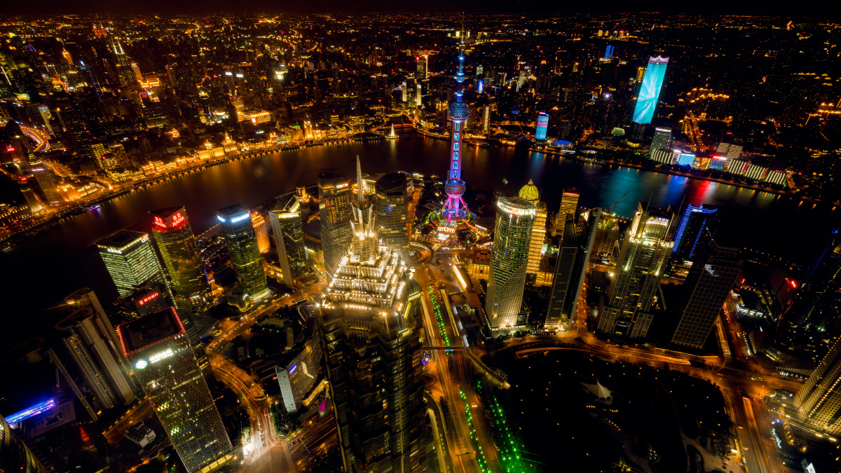 环球金融中心俯拍