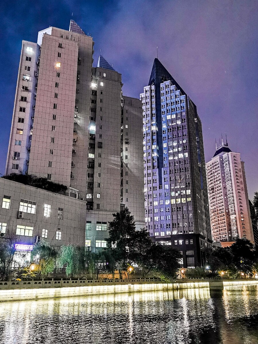 中国，南京，秦淮河畔，夜景，室外