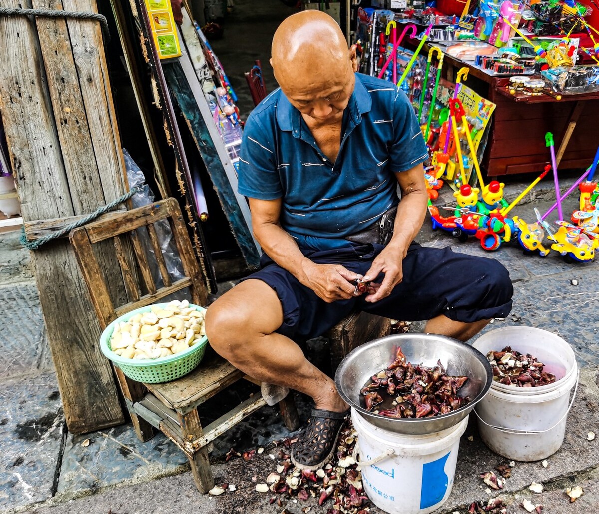 中国,南京,人文,高淳老街,老人,南京街拍27