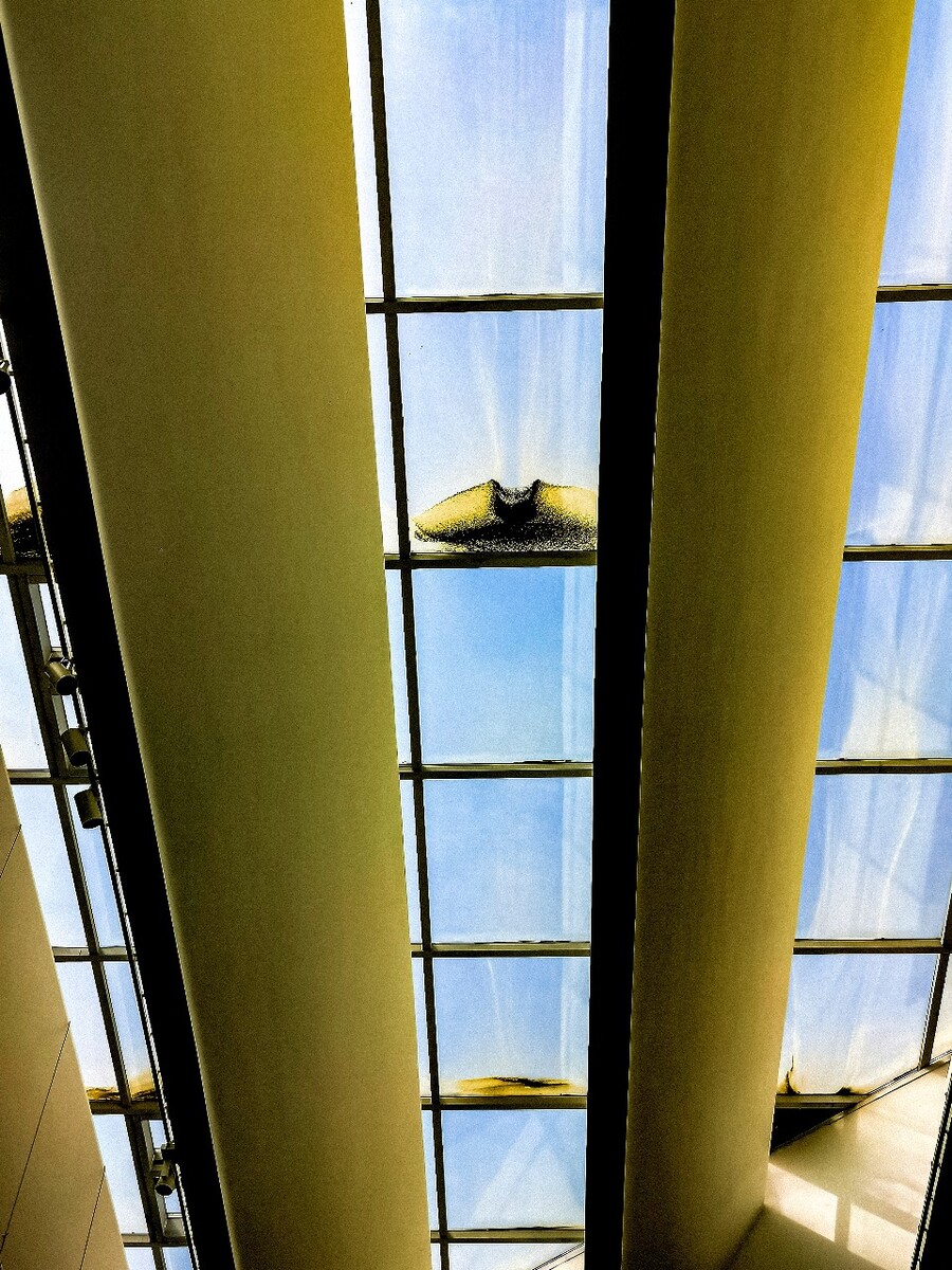 “画”在屋顶天窗中的位置