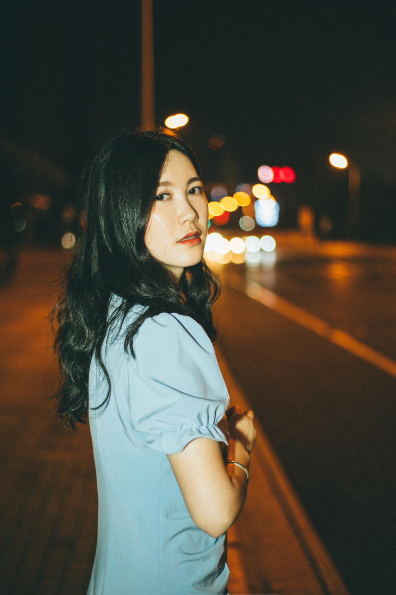 港风夜景人像