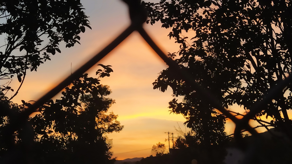 收集黄昏日落收集橘黄色的温柔