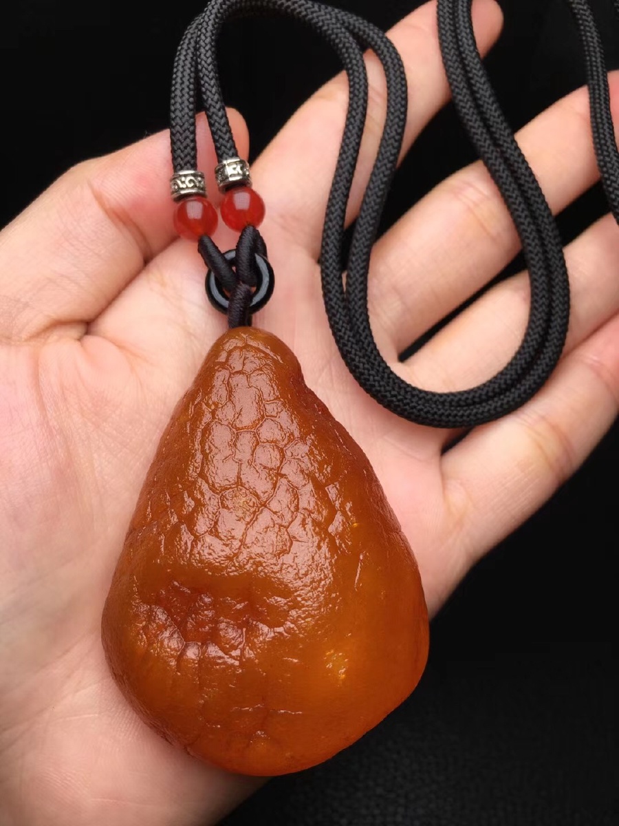 精挑俄料海漂原石天然水滴形油性好盘玩包浆更漂亮