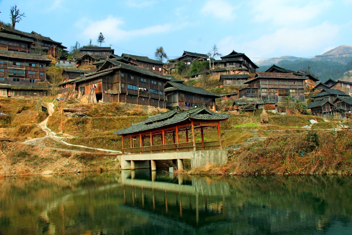 大山深处有人家拍摄于贵州苗岭