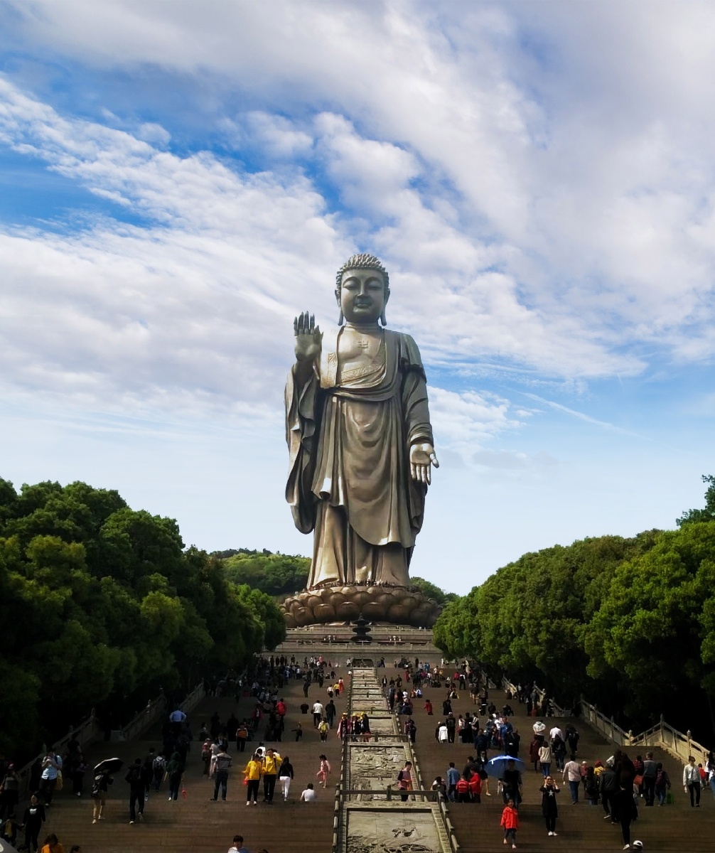 灵山大佛拍摄于无锡