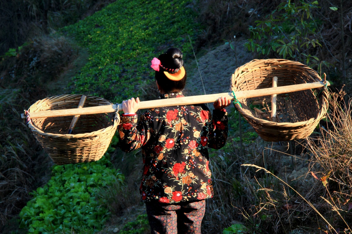 背影拍于贵州西江千户苗寨