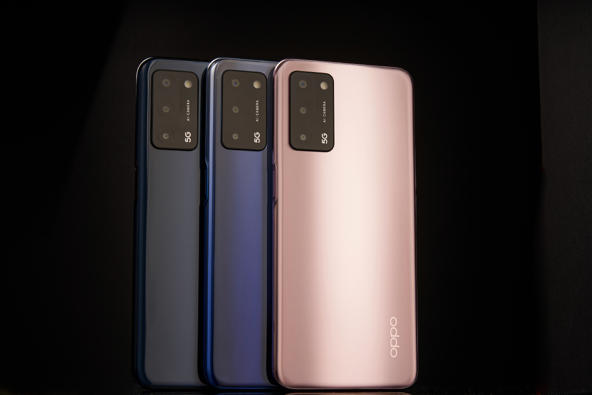 oppoa55图赏轻快蓝气质金律动黑