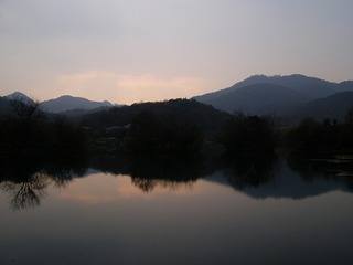 阴天西湖
