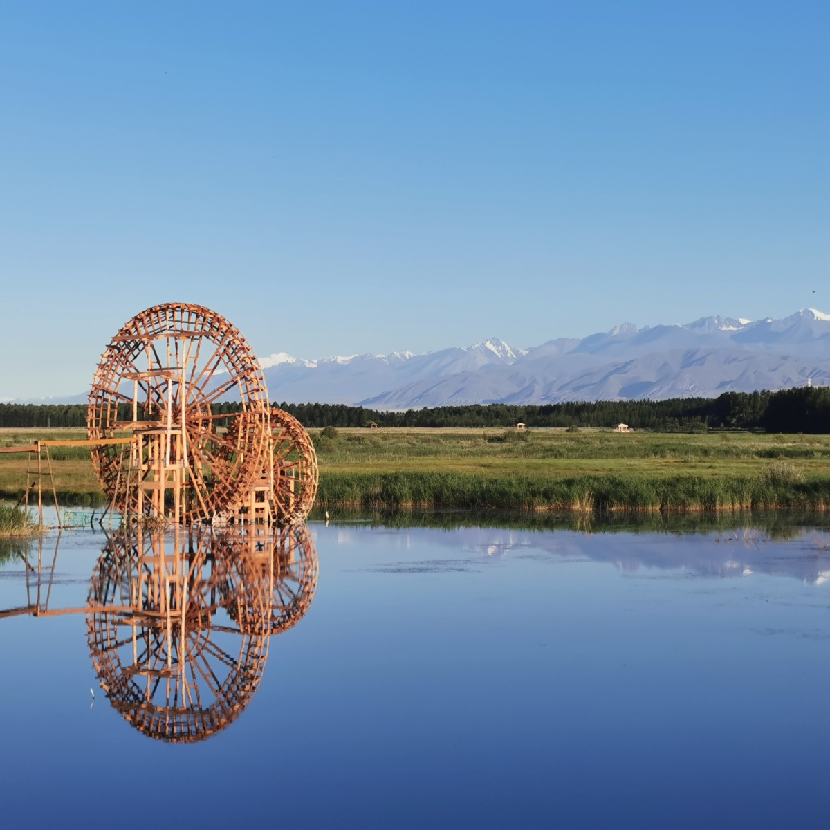 博尔塔拉温泉县湿地