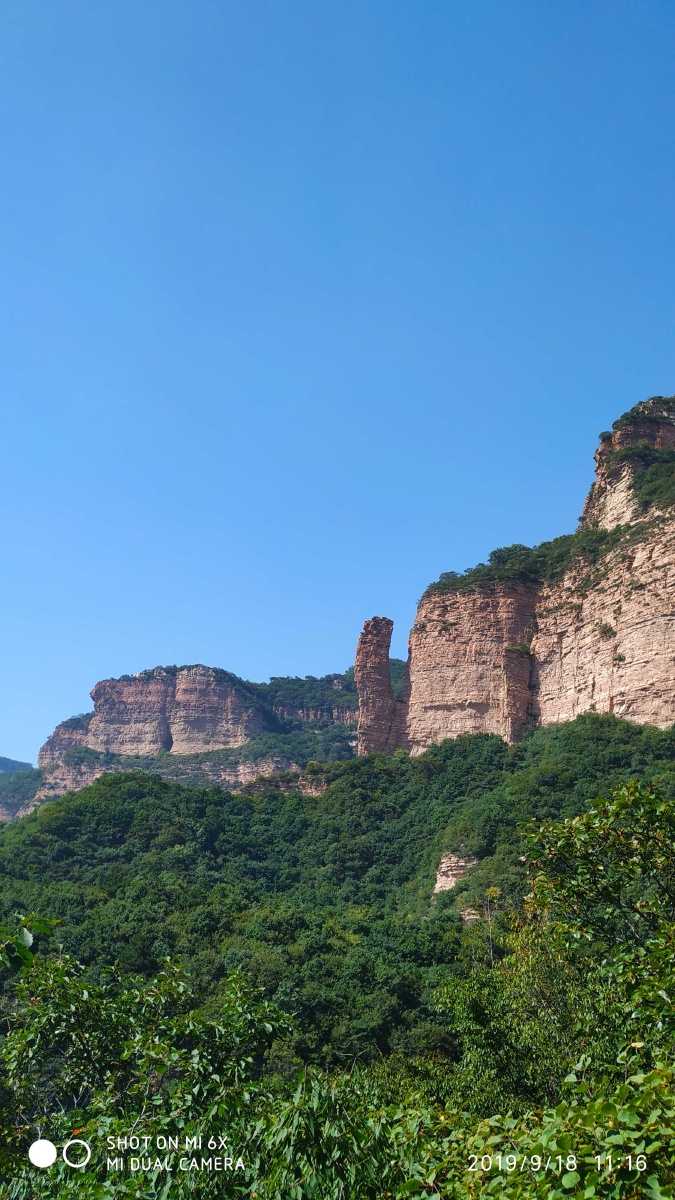大自然的鬼斧神工内丘县兴峪村阴阳山