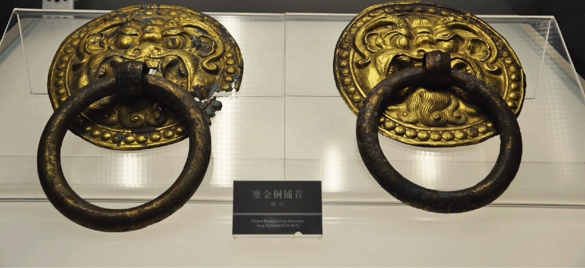 唐·鎏金铜铺首