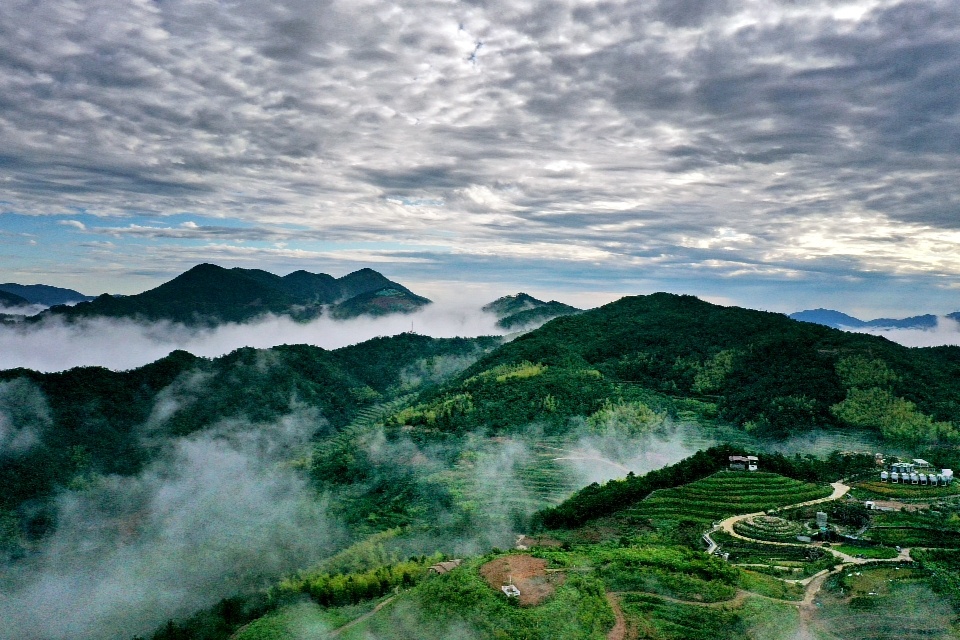 山顶上的风景如画