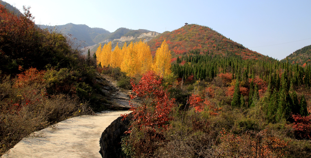 嵩阴的秋天秋沟