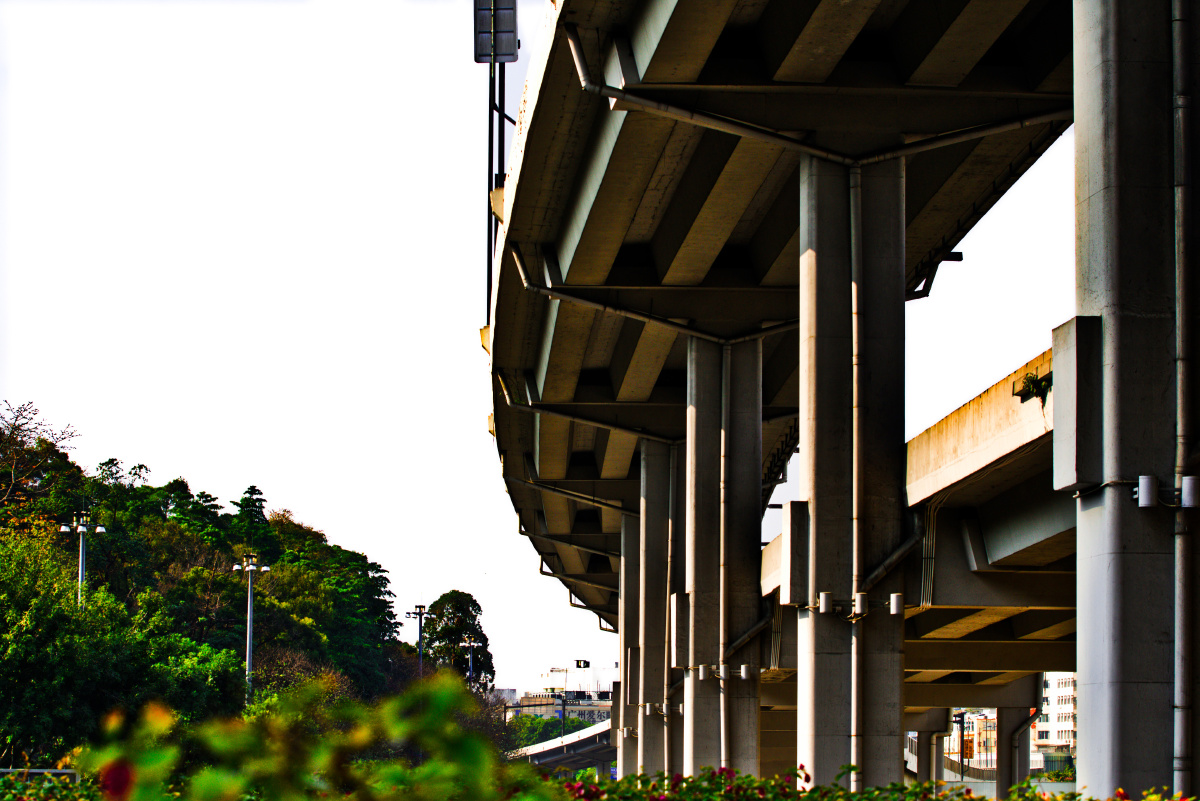广州越秀区小北路高架桥