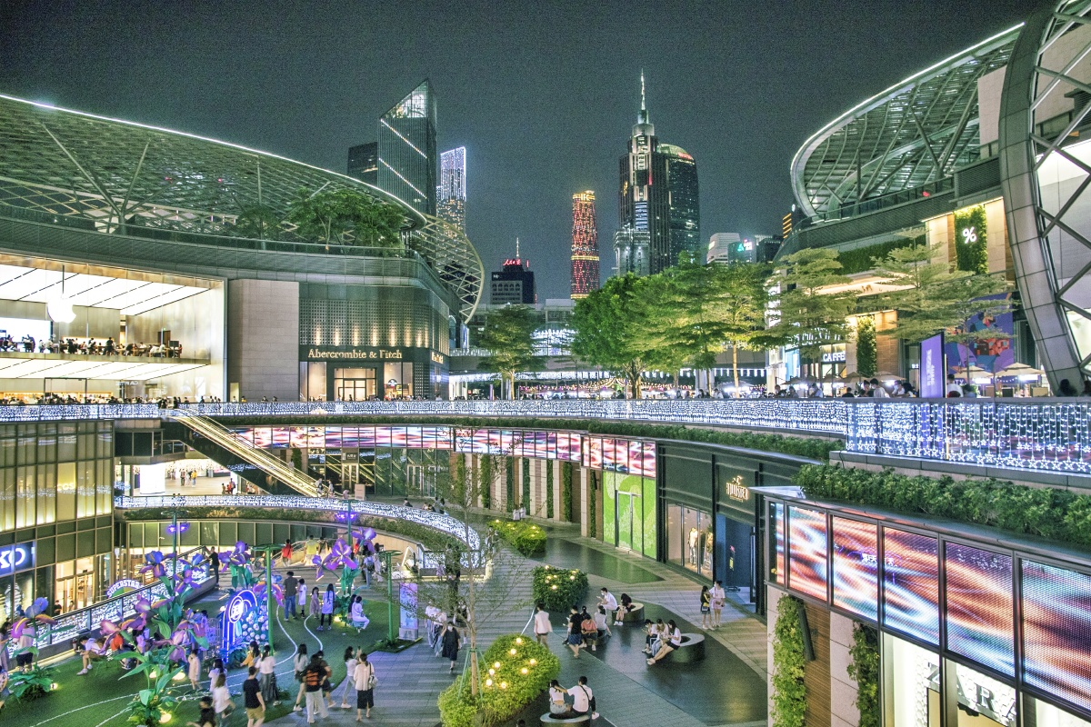 广州天环广场夜景