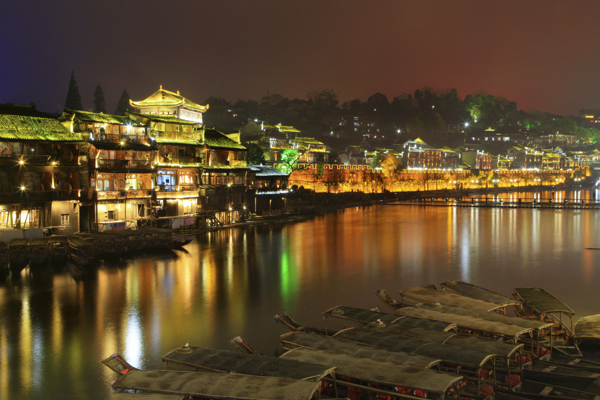沱江夜景