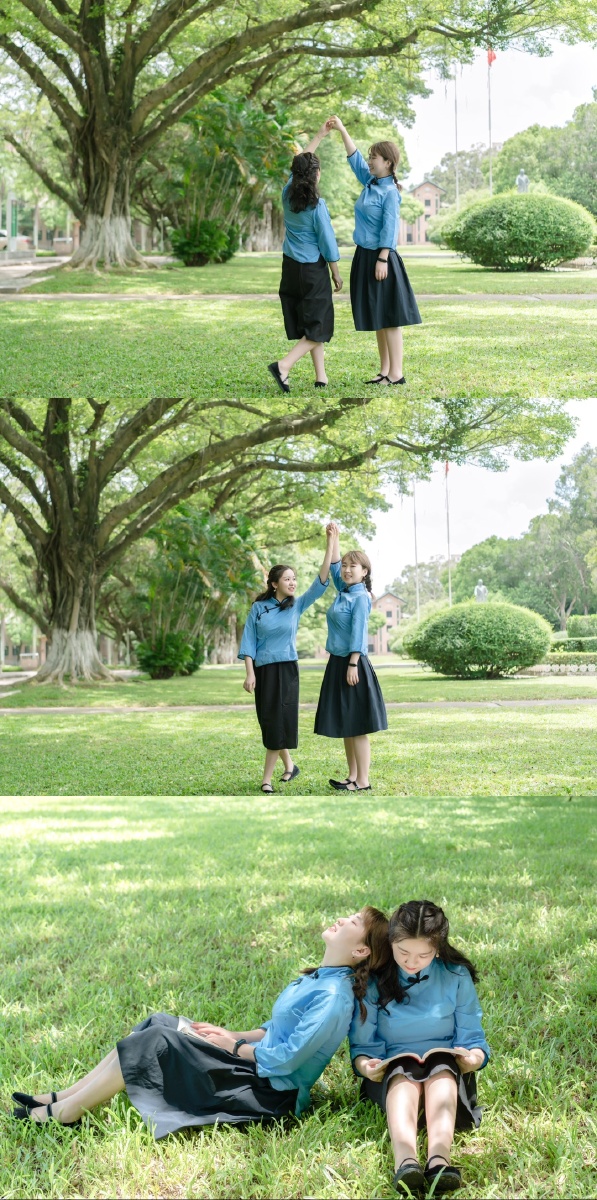 夏季闺蜜毕业照