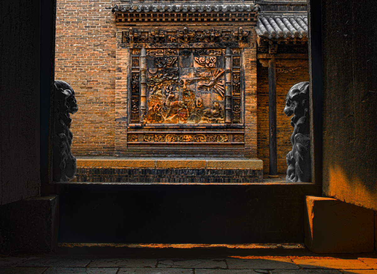 山西灵石王家大院的宅门