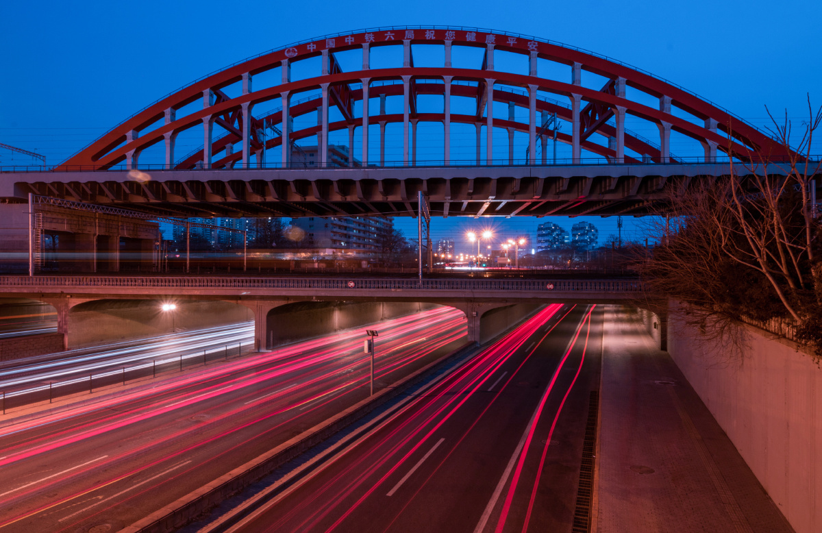车流光轨拍点不一样的城市机位探索