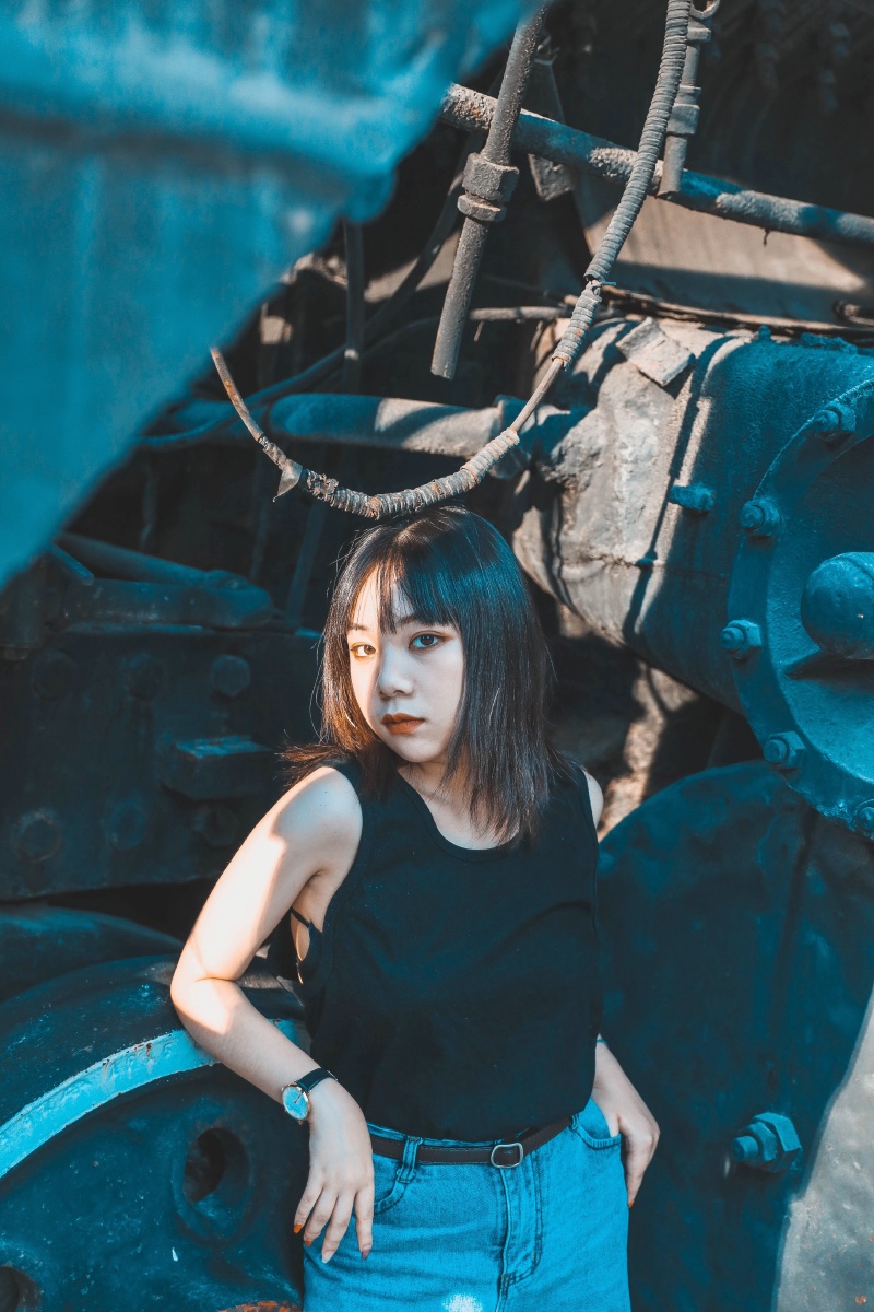 工业风人像写真你最酷