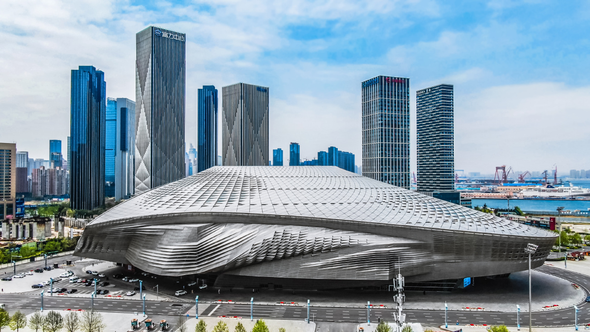 大连歌剧院 - 奔跑的法斗 - 图虫