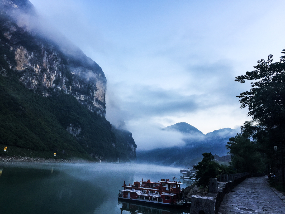 乌江画廊位于重庆酉阳土家族苗族自治县