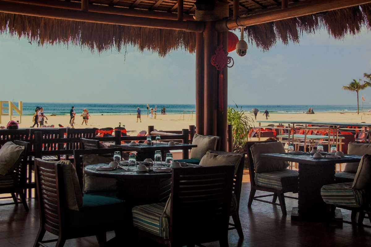 沙滩酒吧摄自海南省万宁市石梅湾