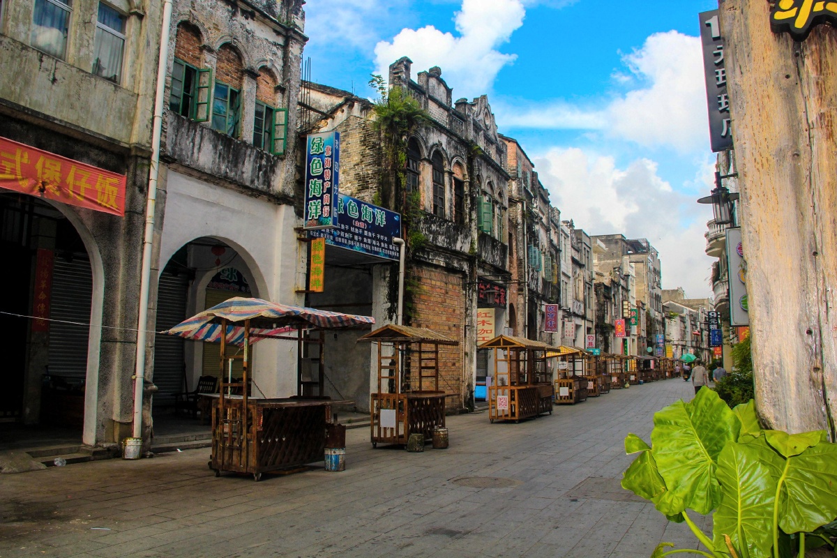 骑楼摄自广西壮族自治区北海市