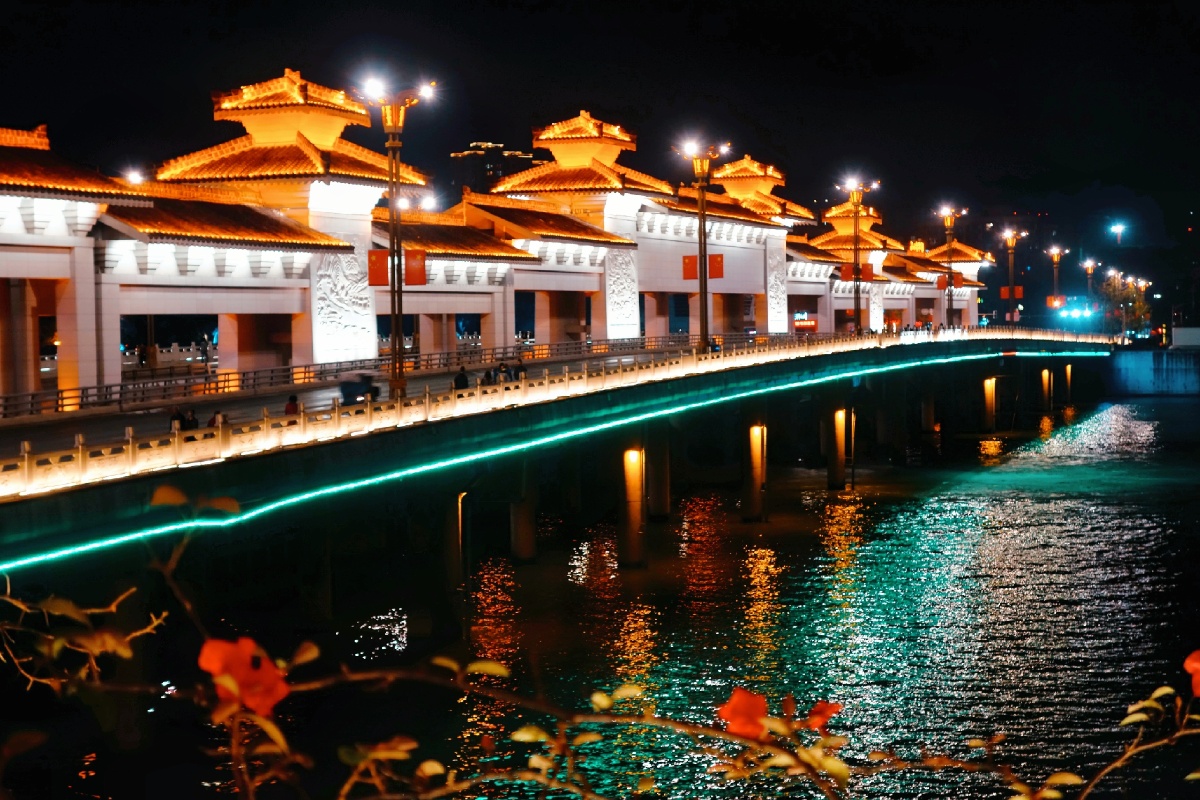 湔江摄自四川省广汉市