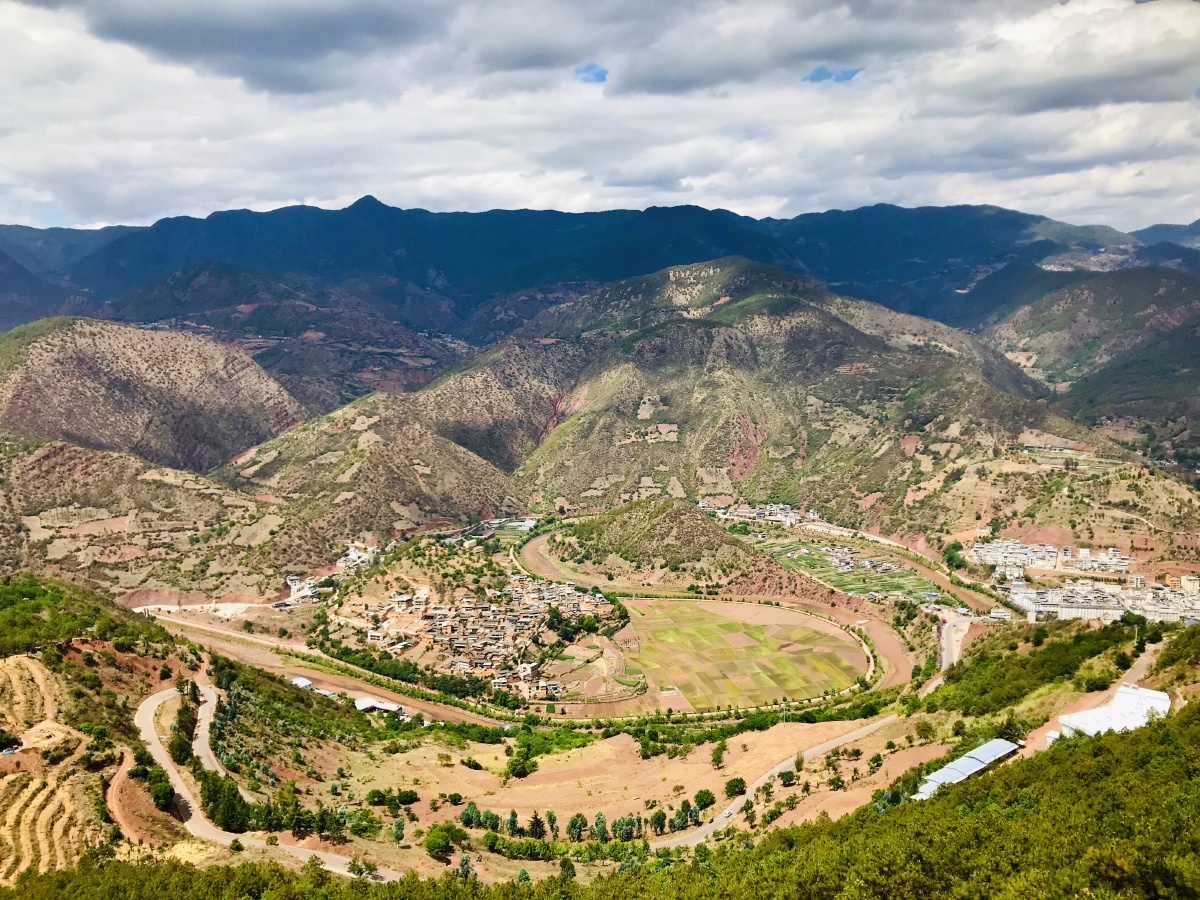 云南大理云龙太极村古老的村落拍摄于2019年夏天