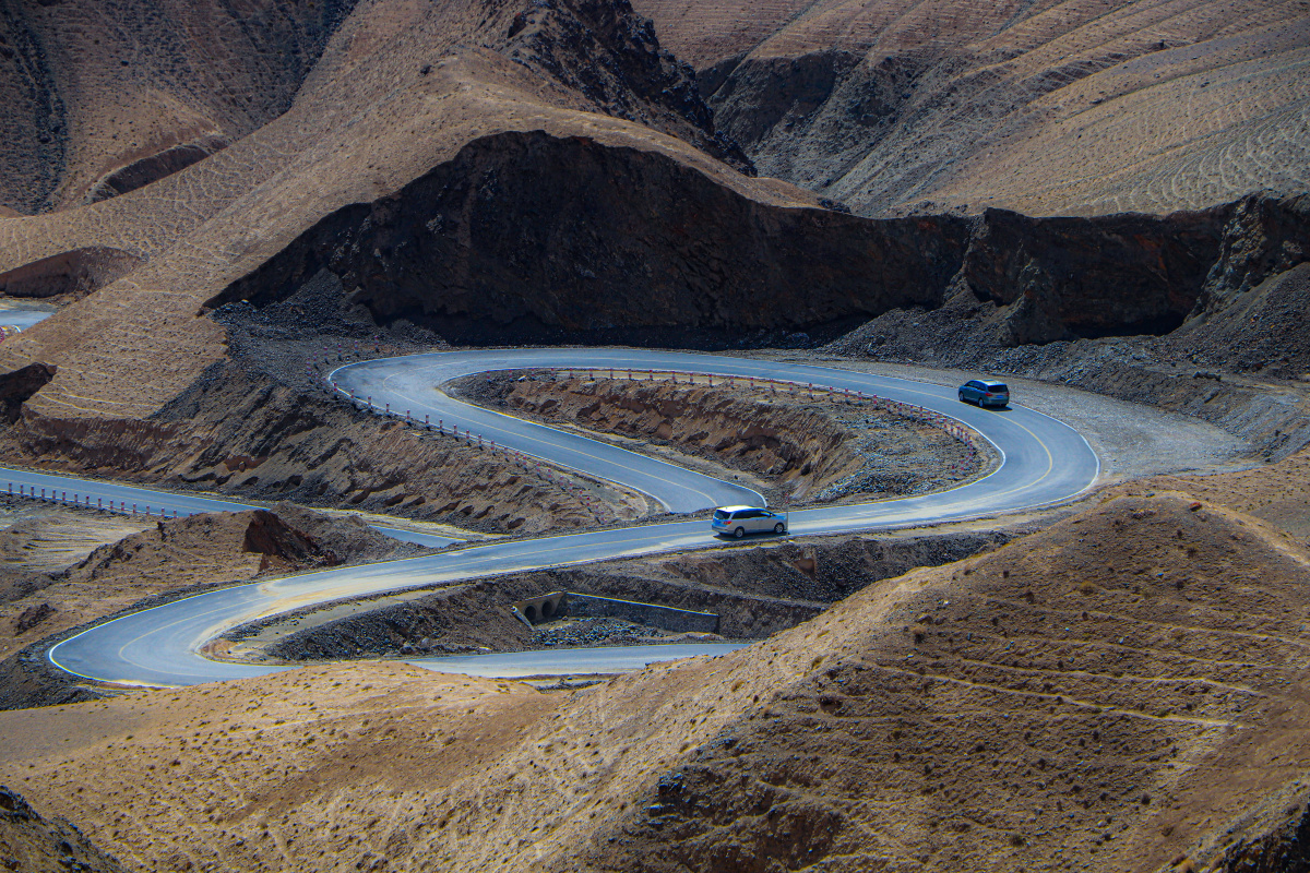 人生尽是坦途新疆塔什库尔干盘龙古道全程600个弯道公路照片真的绝