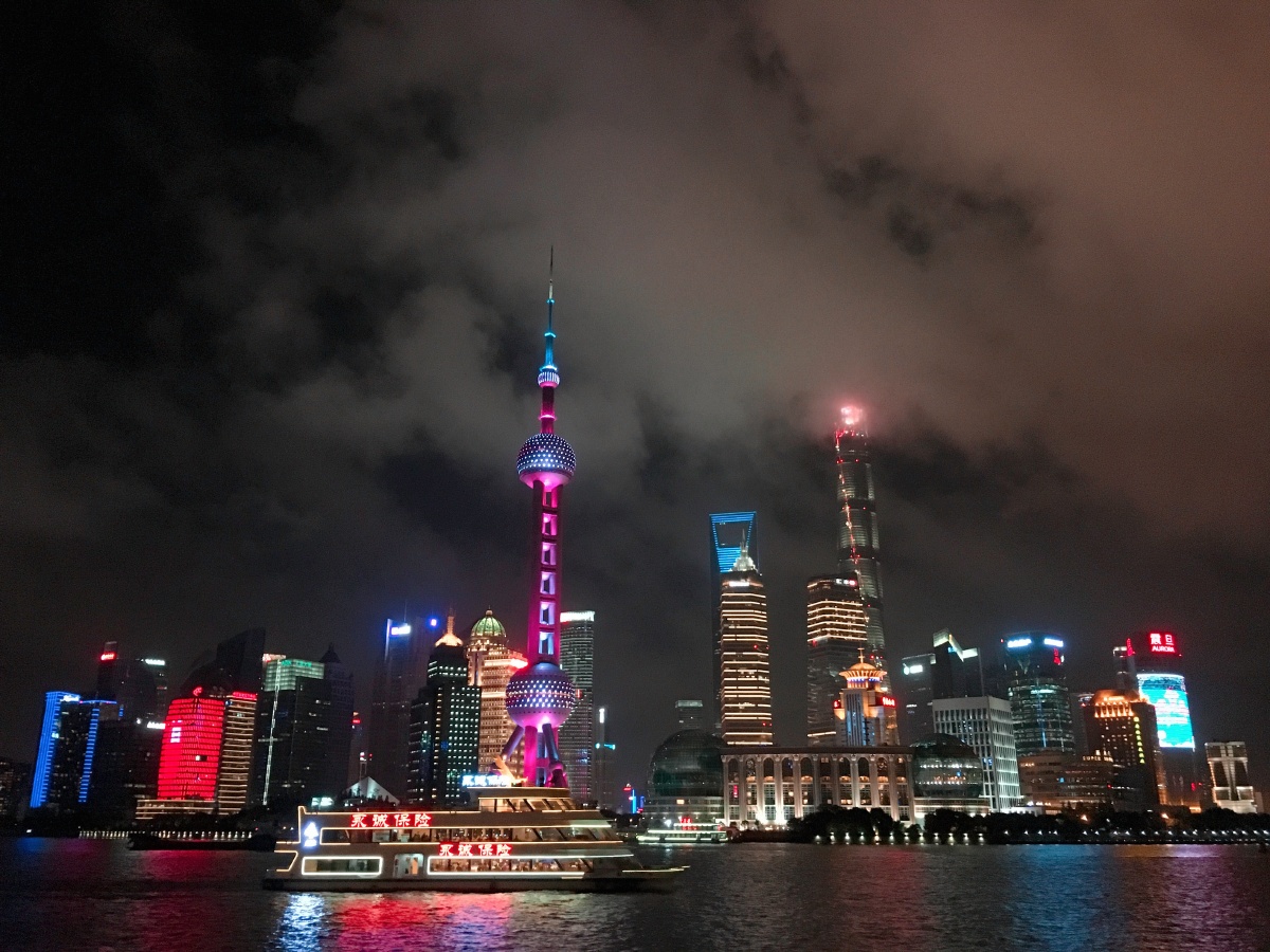 上海东方明珠夜景
