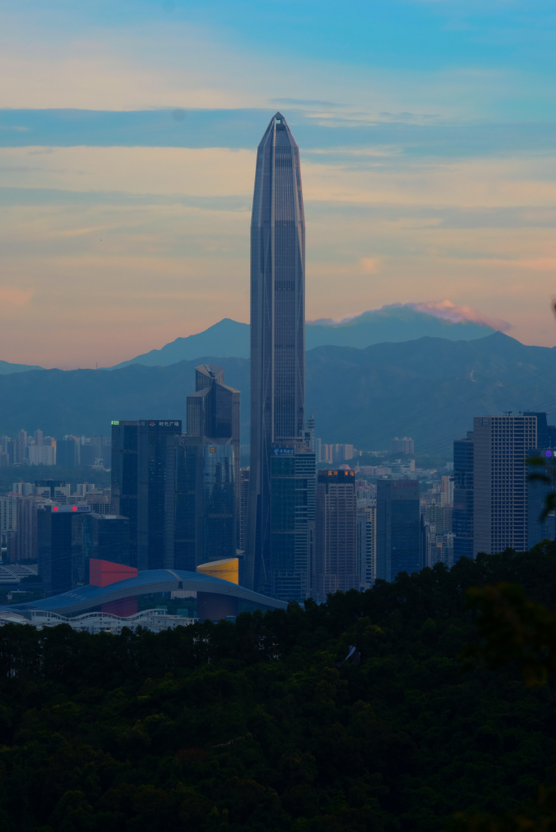深圳平安大厦京基一百地王大厦摩天大楼