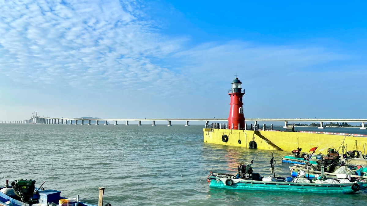 南奥岛灯塔摄於广东汕头南奥岛启航广场