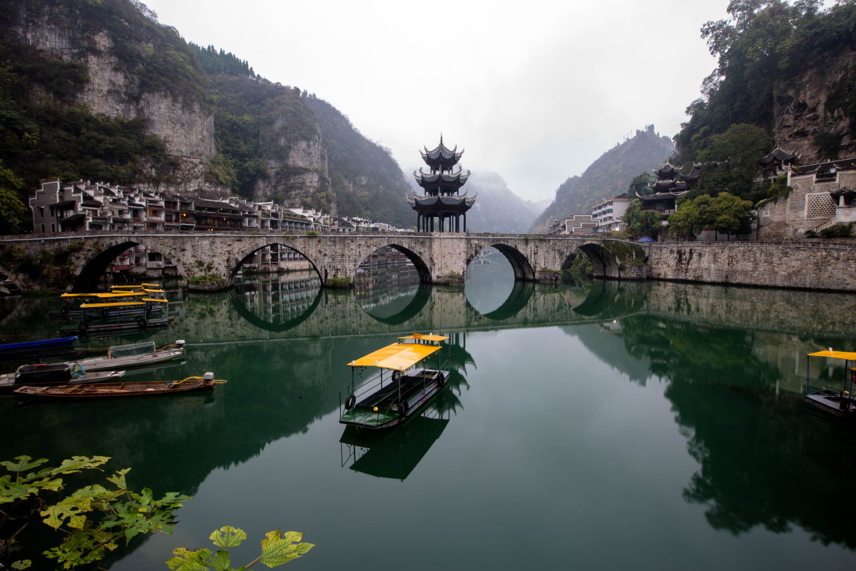 【镇远古镇(4)舞阳河】山色水韵风光迷人