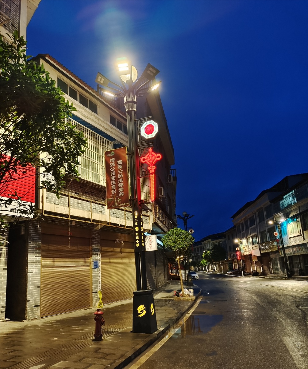 播州最美的乡村夜景