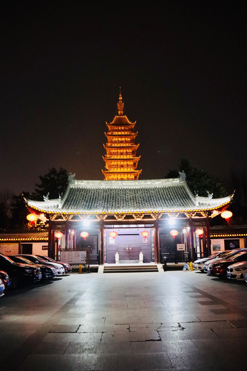常熟方塔夜景