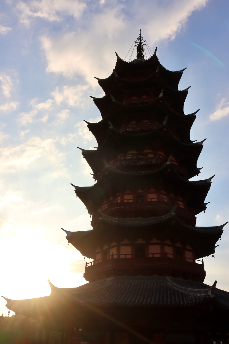 苏州瑞光塔盘门景区