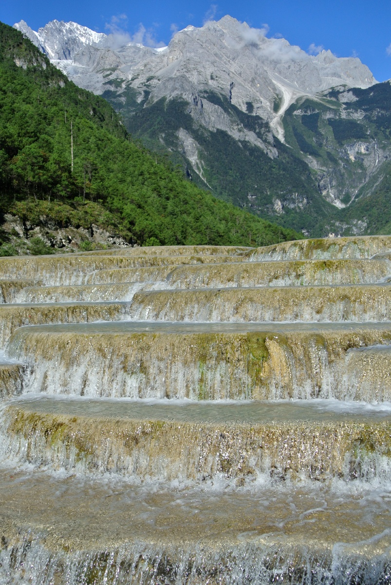 丽江蓝月谷白水河
