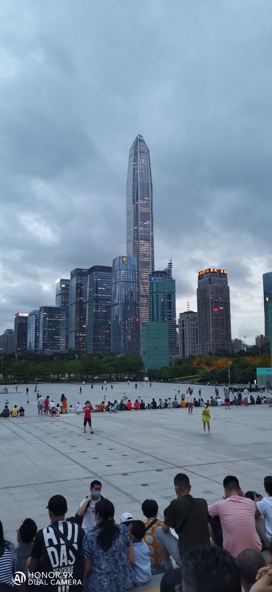 深圳市民中心手机摄影