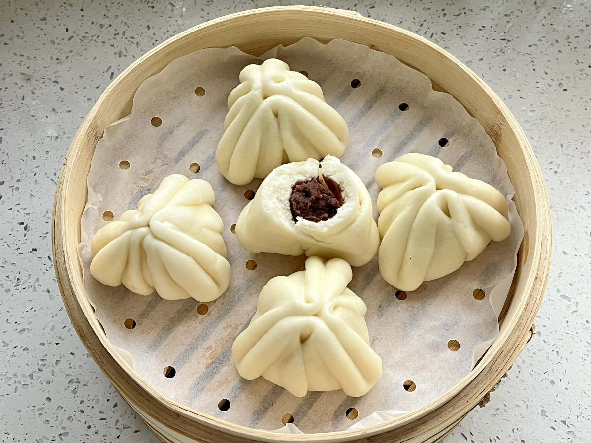 三角豆沙包