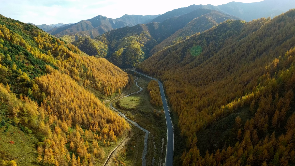 渭源县黄香沟风光