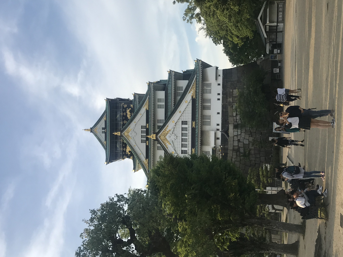 日本大阪城摄于丰臣秀吉将军府