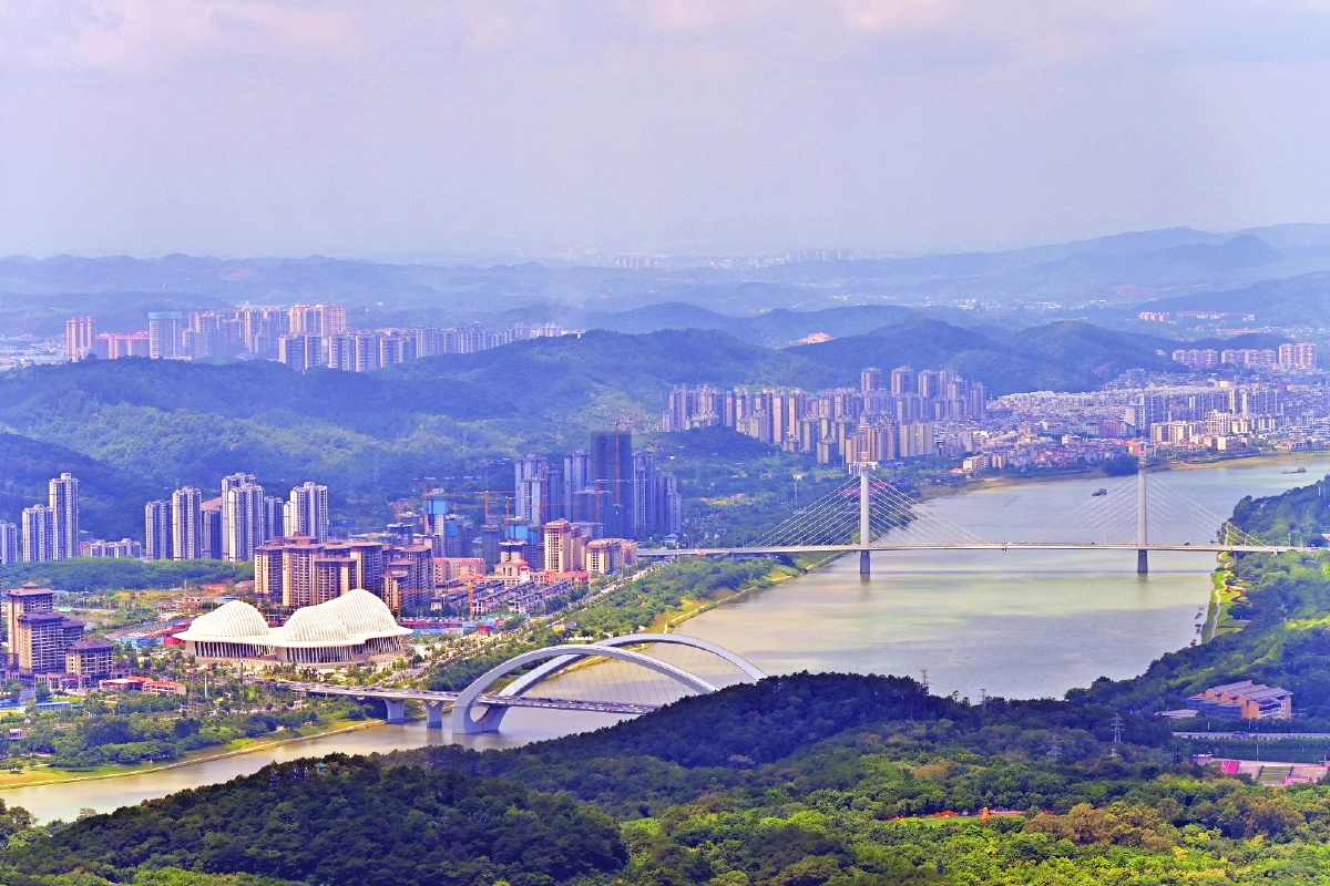 俯瞰这座城市的模样广西南宁